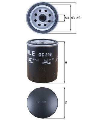 KNECHT OC 298 Oil Filter