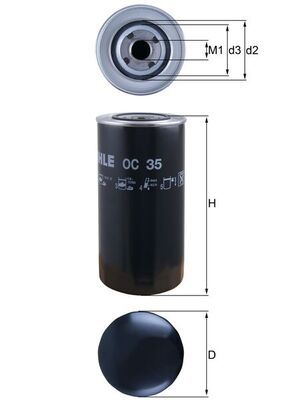 KNECHT OC 35 Oil Filter