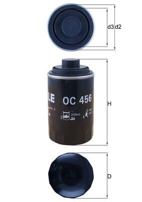 KNECHT OC 456 Oil Filter