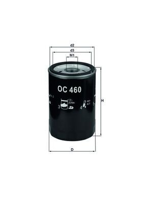 KNECHT OC 460 Oil Filter