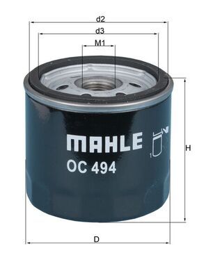 Oil Filter KNECHT OC 494