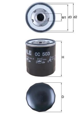 KNECHT OC 503 Oil Filter