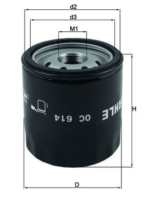 KNECHT OC 614 Oil Filter
