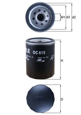 KNECHT OC 615 Oil Filter