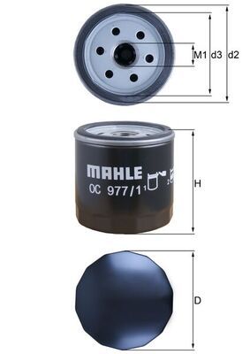 Oil Filter KNECHT OC 977/1