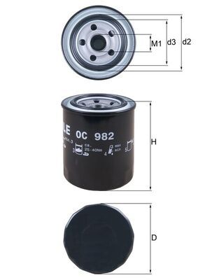 KNECHT OC 982 Oil Filter