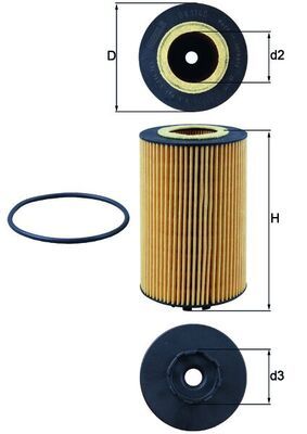 Oil Filter KNECHT OX 1140D