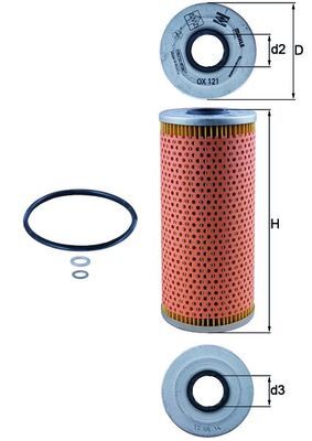 Oil Filter KNECHT OX 121D