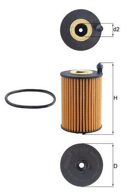 KNECHT OX 1266D Oil Filter