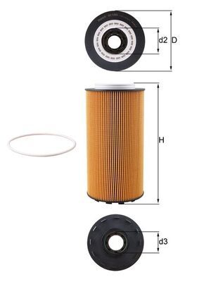KNECHT OX 1293D Oil Filter