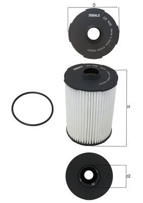 KNECHT OX 1429D Oil Filter