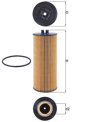 KNECHT OX 174D Oil Filter