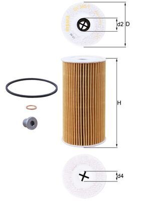 KNECHT OX 365/1D Oil Filter