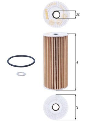 KNECHT OX 1048D Oil Filter