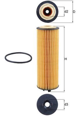 Oil Filter KNECHT OX 1155D