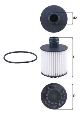 KNECHT OX 1171D Oil Filter