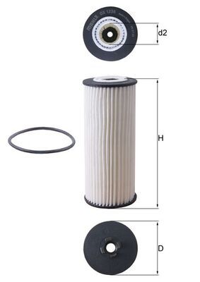 KNECHT OX 1236D Oil Filter