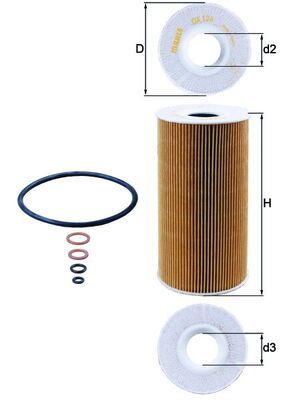 KNECHT OX 126D Oil Filter
