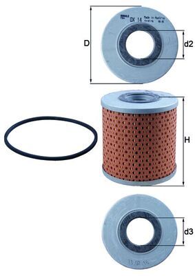 KNECHT OX 14D Oil Filter