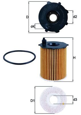 KNECHT OX 171/16D Oil Filter