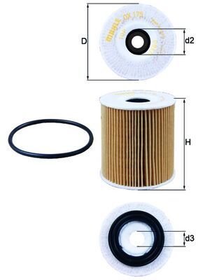 Oil Filter KNECHT OX 175D