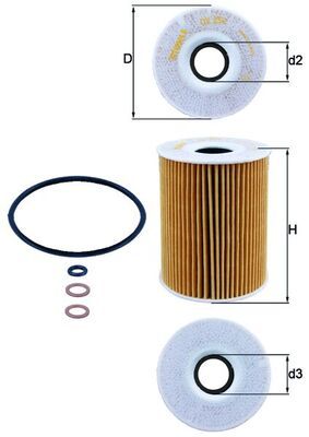 KNECHT OX 254D2 Oil Filter