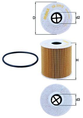 KNECHT OX 339/2D Oil Filter