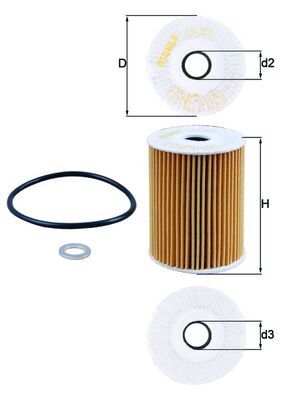 KNECHT OX 355D Oil Filter