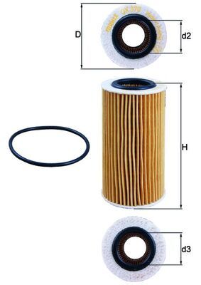 Oil Filter KNECHT OX 370D