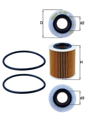 KNECHT OX 386D Oil Filter