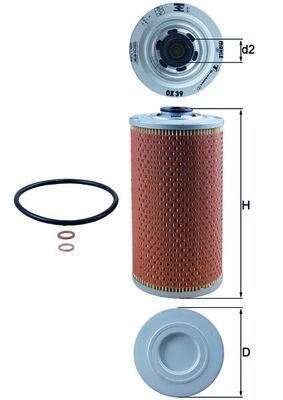 KNECHT OX 39D Oil Filter