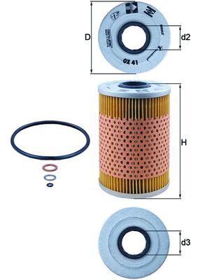 KNECHT OX 41D Oil Filter