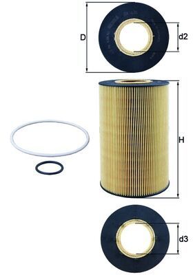 KNECHT OX 435D Oil Filter