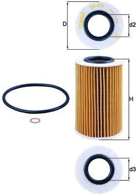 KNECHT OX 436D Oil Filter