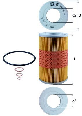 KNECHT OX 44D Oil Filter