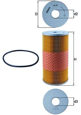 KNECHT OX 55D Oil Filter