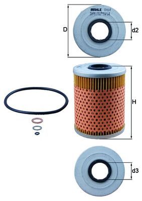 KNECHT OX 68D Oil Filter