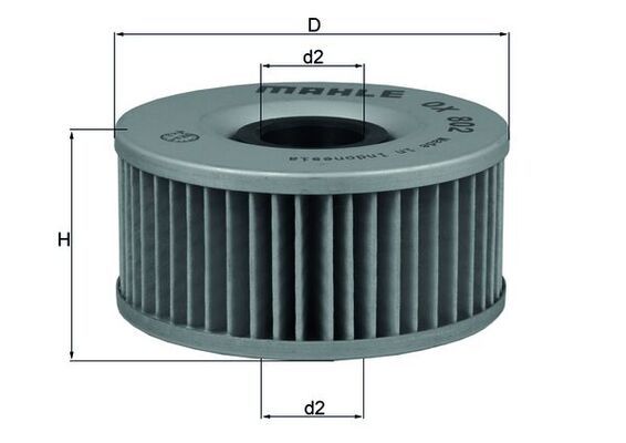 KNECHT OX 802 Oil Filter