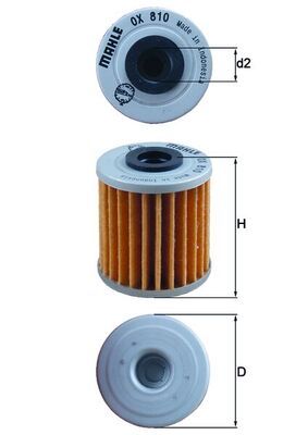 Oil Filter KNECHT OX 810