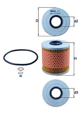 KNECHT OX 91D Oil Filter