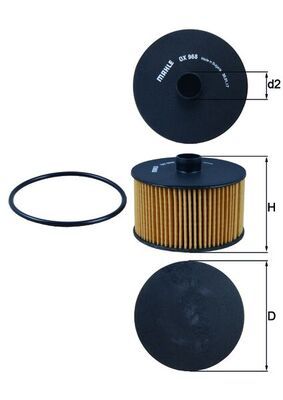 KNECHT OX 968D Oil Filter