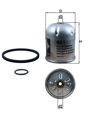 Oil Filter KNECHT OZ 1D