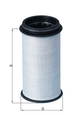 Filter, crankcase ventilation KNECHT SOX 1