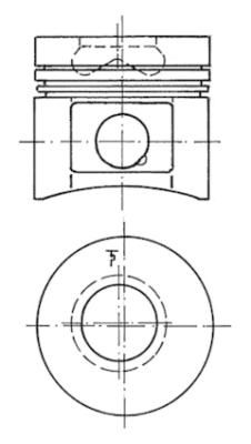 Piston KOLBENSCHMIDT 40073620