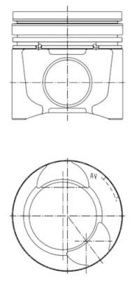 Piston KOLBENSCHMIDT 40074600