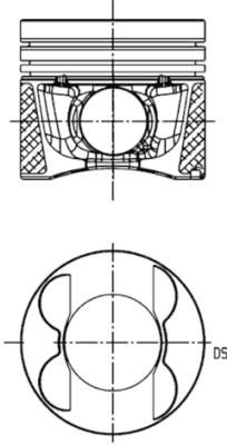 KOLBENSCHMIDT 40096630 Piston