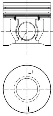 KOLBENSCHMIDT 40171610 Piston