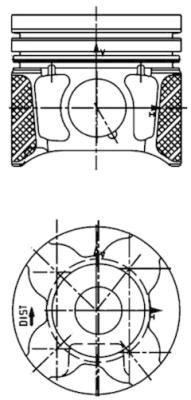 KOLBENSCHMIDT 40179600 Piston