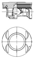 KOLBENSCHMIDT 40199600 Piston