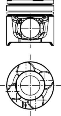 Piston KOLBENSCHMIDT 40217600